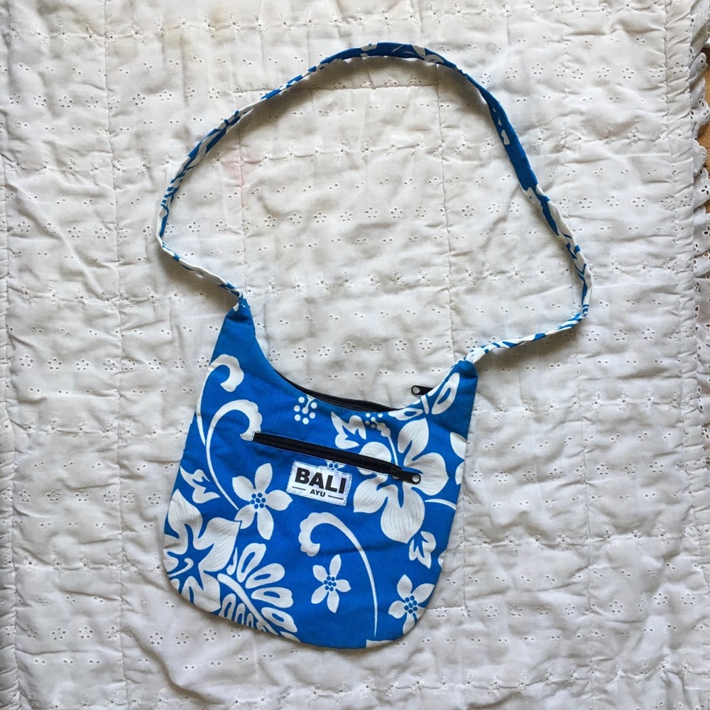 Mini Blue beach bag